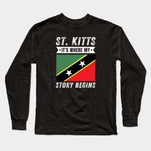 St Kitts Long Sleeve T-Shirt